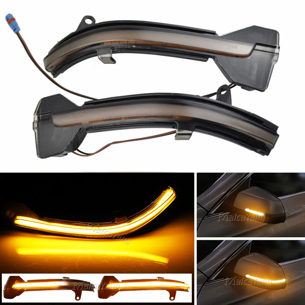 Dynamic Blinker LED Turn Signal For BMW F10 F11 F12 F13 5 6 7 Series GT F01 F02 F06 F07 flasher lights 2014 2015 2016