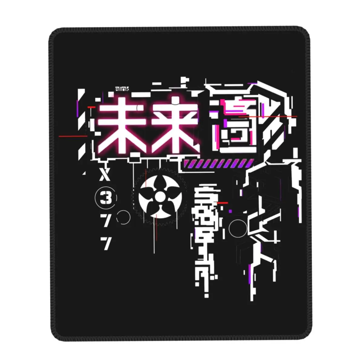 Ultra Future Techwear Mouse Pad Anti-Slip Rubber Base Gaming Mousepad Accessories Japanese Street Wear Style Office Desktop Mat