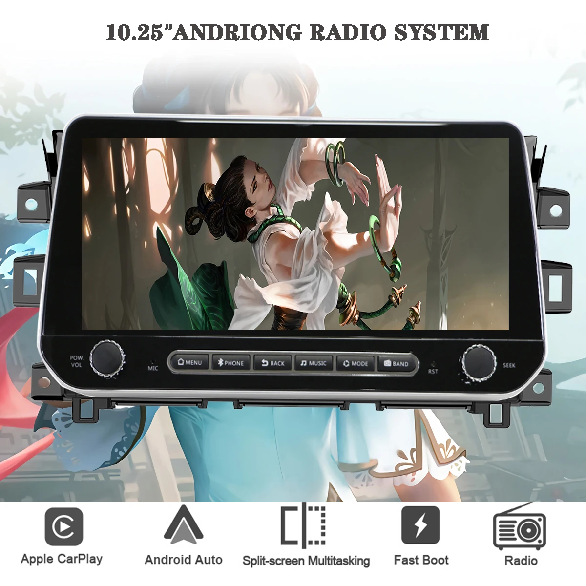 

Android 13 8G+256G Car Autoradio Music MP5 PC Tablet Tape Recorder For NISSAN NAVARA 2014-2020 Support RDS DSP RGB DVR CAM BT