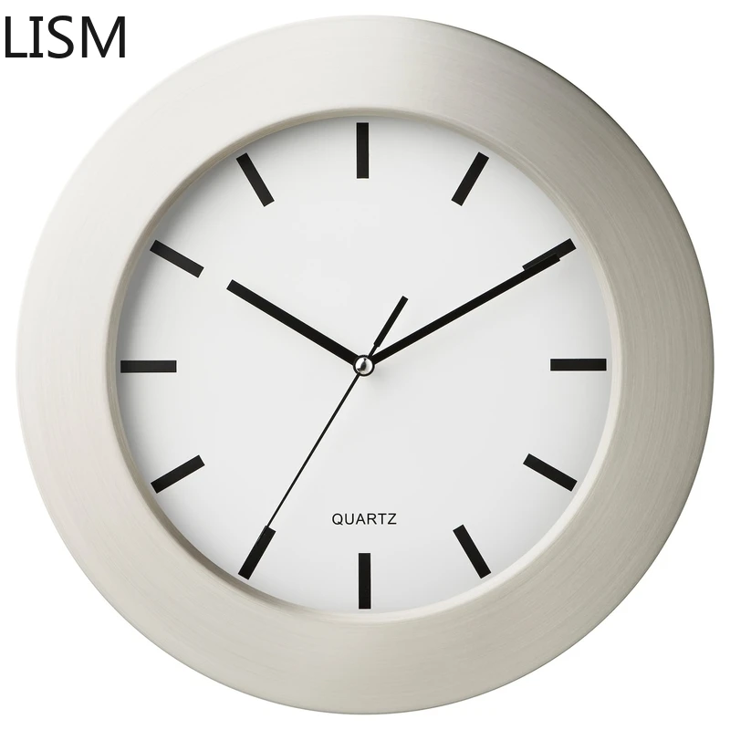 Round Wall Clock Quartz Silent Modern Design Art Kids Bedroom Wall Clock Decor White Clocks Reloj De Pared Moderno