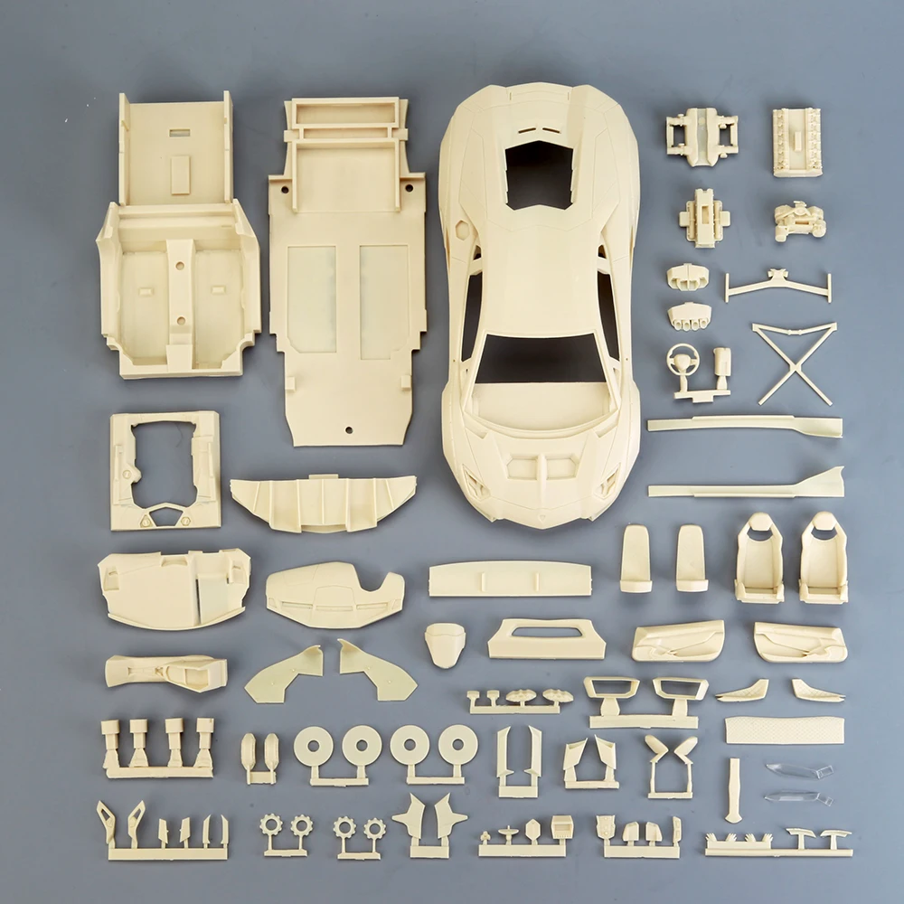 Hobby Design HD03-0572 1/24 LB-Works Aventador 2.0 (Combat Style) Full Detail Kit Model Car The Vehicle Suite Hand Made Model