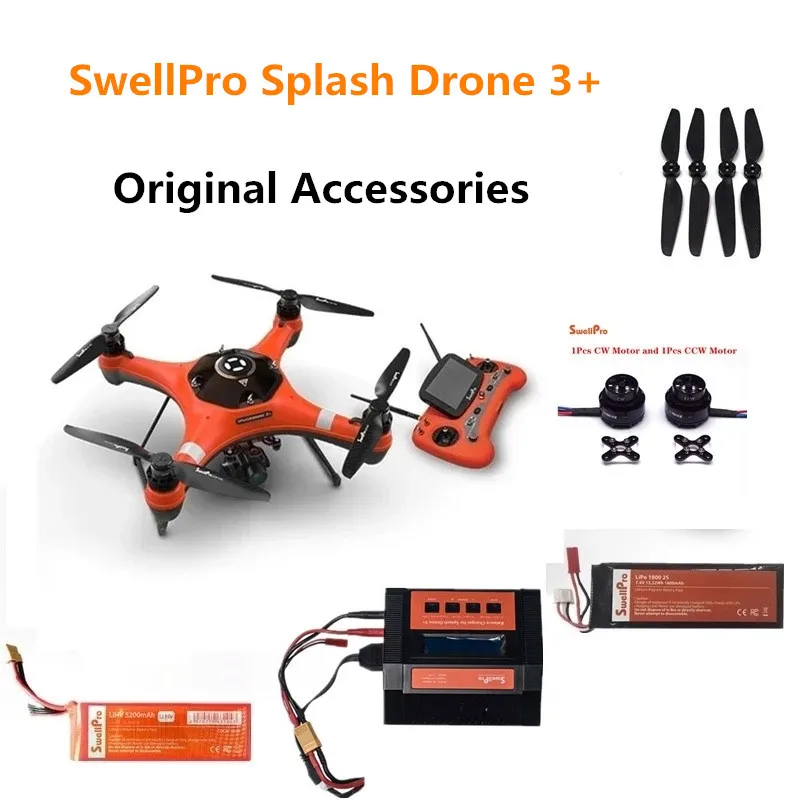 SwellPro Splash Drone 3+ bateria 14.8V 5200mAh/łopatka śmigła/silnik/dla SwellPro Splash Drone 3+ profesjonalny dron