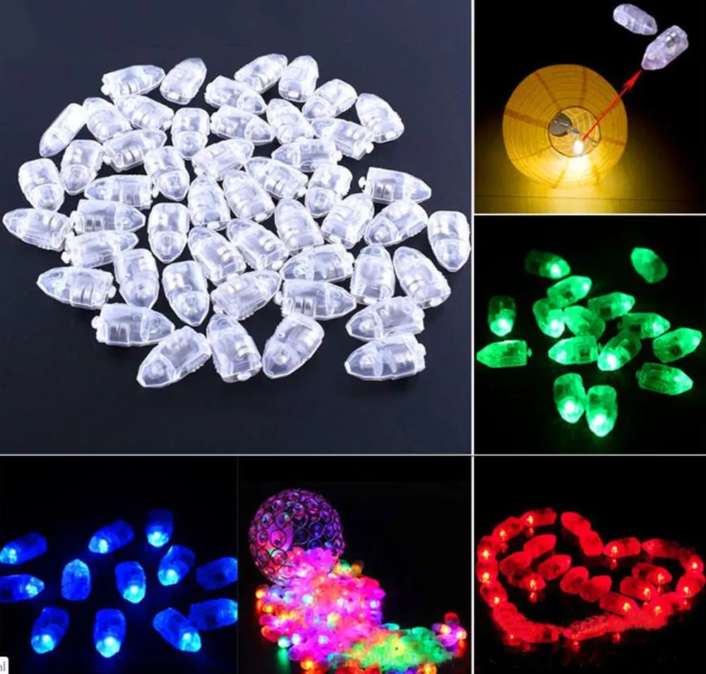 Luces LED de globo con interruptor de bala, lámpara de Flash RGB para Bar, cumpleaños, boda, decoración de fiesta, 50 unids/lote