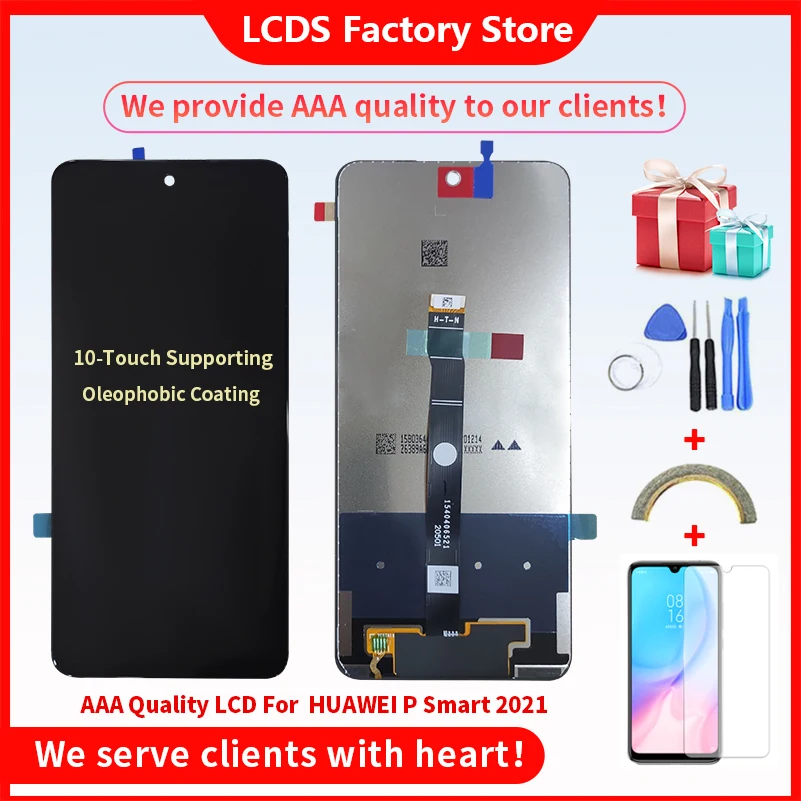 Original LCD For Honor 10X/X10 Lite LCD With Frame LCD Display Screen For Honor X10/P Smart 2021 LCD Screen Display DNN-LX9