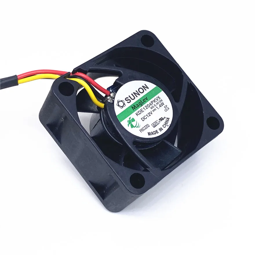 

SUNON 40MM 4cm Fan KDE1204PKVX DC12V 1.4W 40MM Server Cooling Fan Power Supply aAxial Cooling Fan 3pin