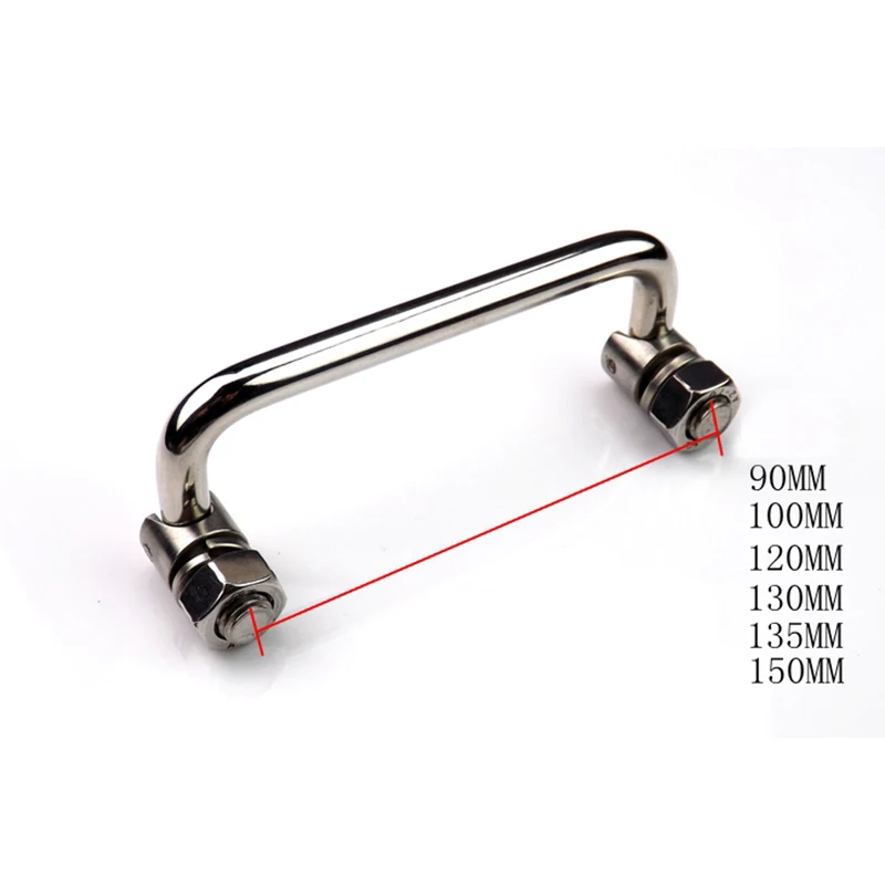 Picture 5: Modern Metal Hardware Bag Furniture Case Spring Handle Industrial Movable Toolbox Cabinet Handle
