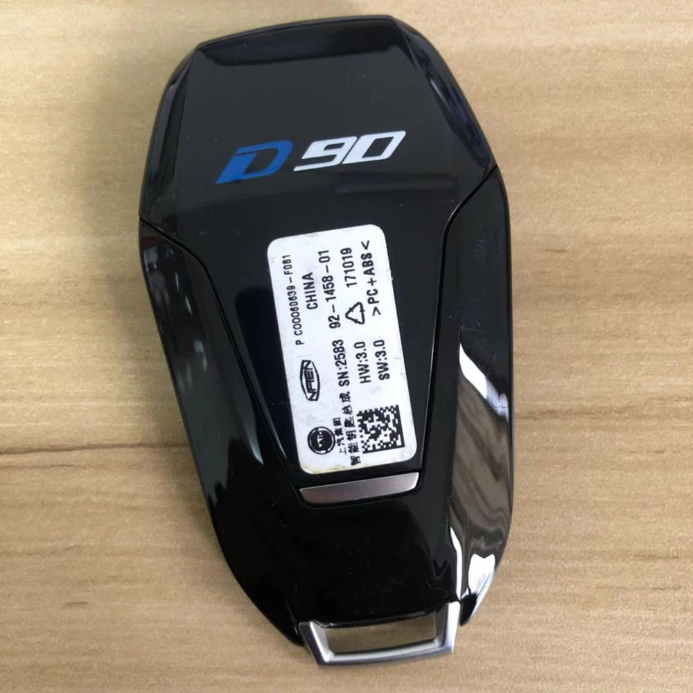 Car Keyless Smart Remote Key ASK 433Mhz with ID47 Chip for SAIC MAXUS D90 LDV C00060639  Light Duty Truck Intelligent Remote Key