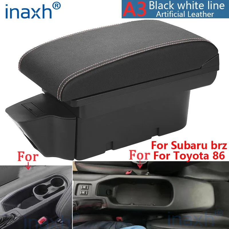 For Toyota 86 Armrest for Subaru Brz Car Armrest Box Right Hand Drive for Scion Fr-S Frs Gt86 2012-2020 Storage Box Auto Parts image 3