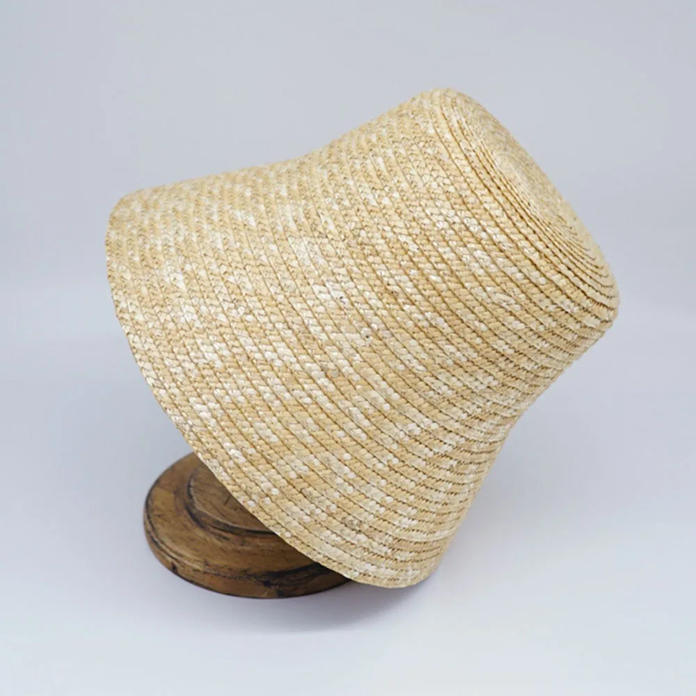 Handmade Summer Hats for Women Ladies Sun Hat ribbon Bowknot Beige Straw Hat  Adjuatble Beach Hat Wide Brim Kentucky Derby Hat