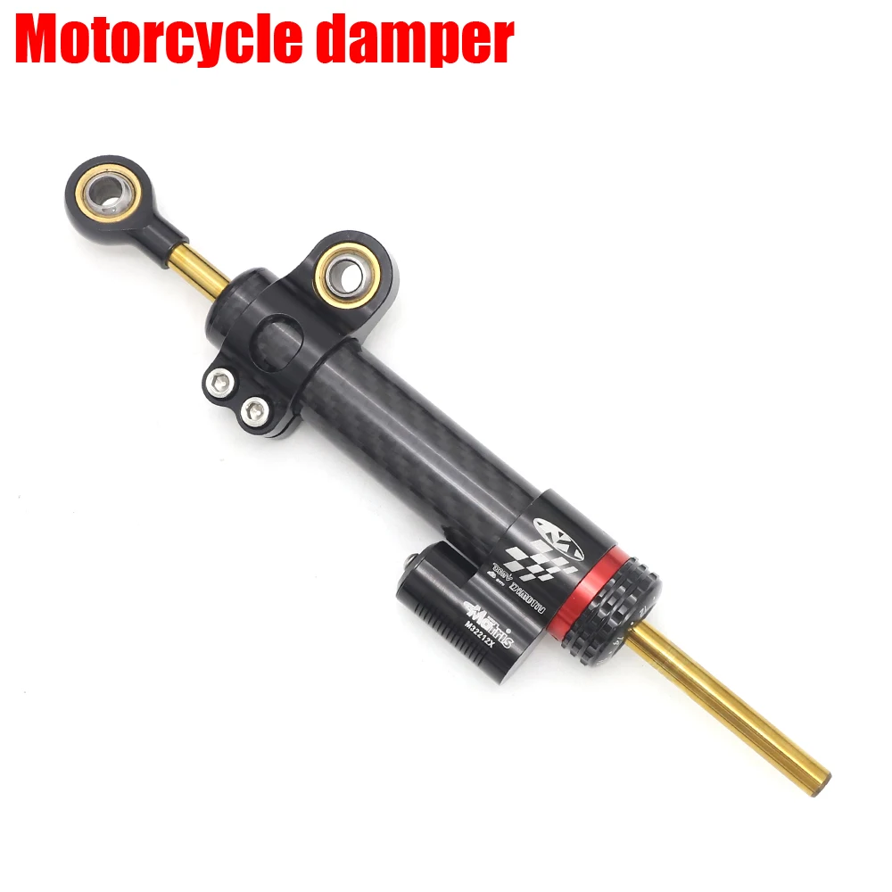 

Universal DIMOTIV Matris Adjustable Steering Damper for Kawasaki Ninja 400 300 250 Honda CB650F Yamaha R1 YZF-R3 R25 Tracer