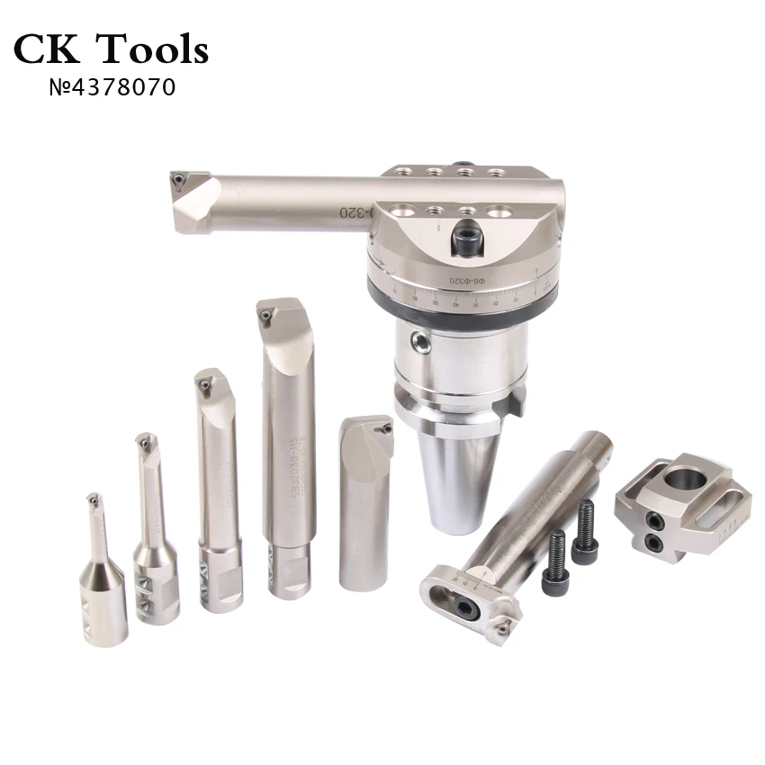 Imagem -05 - Sistema Chato Din69871 Sk40 Nbh2084x Alta Precisão 0.005 mm Nbh2084 Chato Cabeça com 7ppcs Xbj Chato Barras Cnc Ferramentas