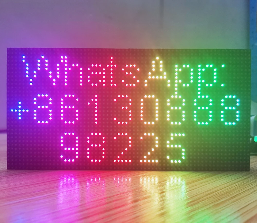 P3 Indoor Full Color Led Display Module,192Mm X 96Mm, 64*32 Pixels, smd 3 In 1 Rgb P3 Led-paneel, P4 P5 P6 P10 Video Led Module