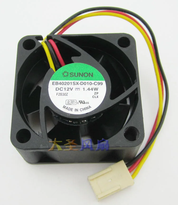 

DC12V 1.44W For SUNON EB40201SX-D010-C99 4CM 4020 Cisco Cooling Fan 40x40x20mm 3Pin Free Shipping