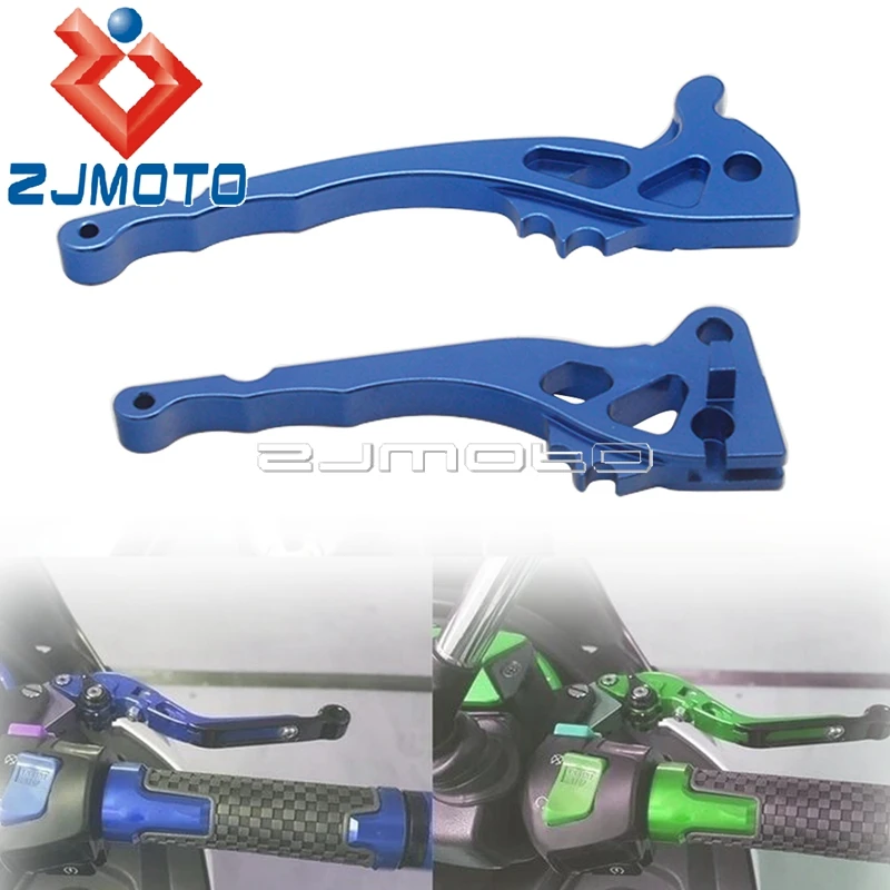 For Yamaha JOG 50 100 RS 50 100 Blue Aluminum Motorcycle Accessories Brake Clutch Levers Loopholes Handle Control Lever