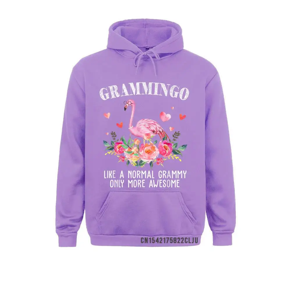 Flamingo Grammingo Like A Normal Grammy Gifts Funny Grandma Warm Custom Male Hoodies Clothes Latest Long Sleeve Men Sweatshirts