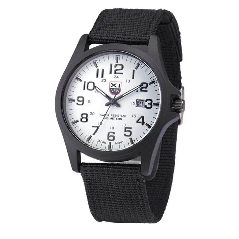 

2020 XINEW Fashion Military Sports Watches Men Canvas Strap Quartz Watch Cheap Price Free shipping horloge heren erkek kol saat