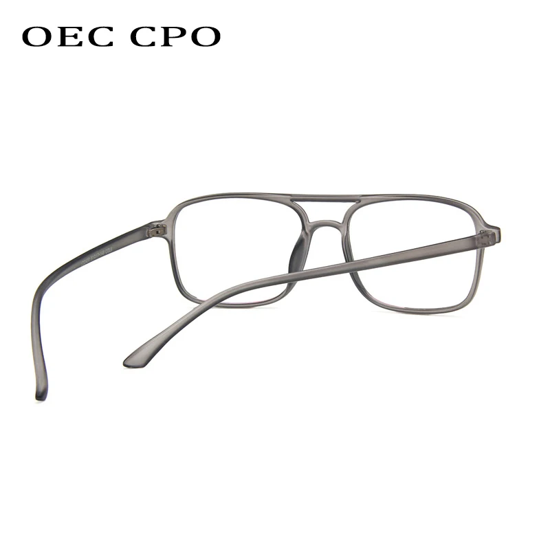 OEC CPO Anti Blue Light Blocking Filter Reduces Digital Eye Strain Fashion Men Optical eye glasses Frame Clear Lens Eyewear O407