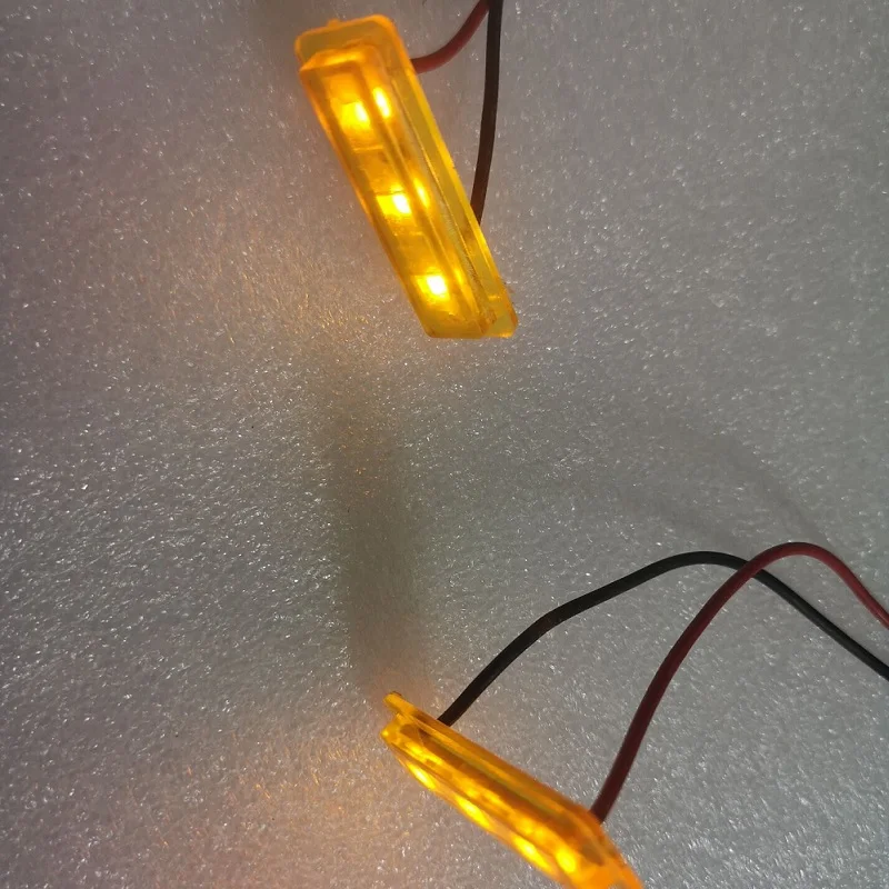 auto accessories led leds for ranger t7 t6 xl xlt wildtrack grills auto grille led yellow color 3pcs