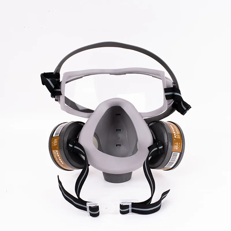 Gas Mask With Filters Actived Carbon Safety Goggles Protective Mask For Spray Paint Pesticide Decoration Formaldehyde Respirator