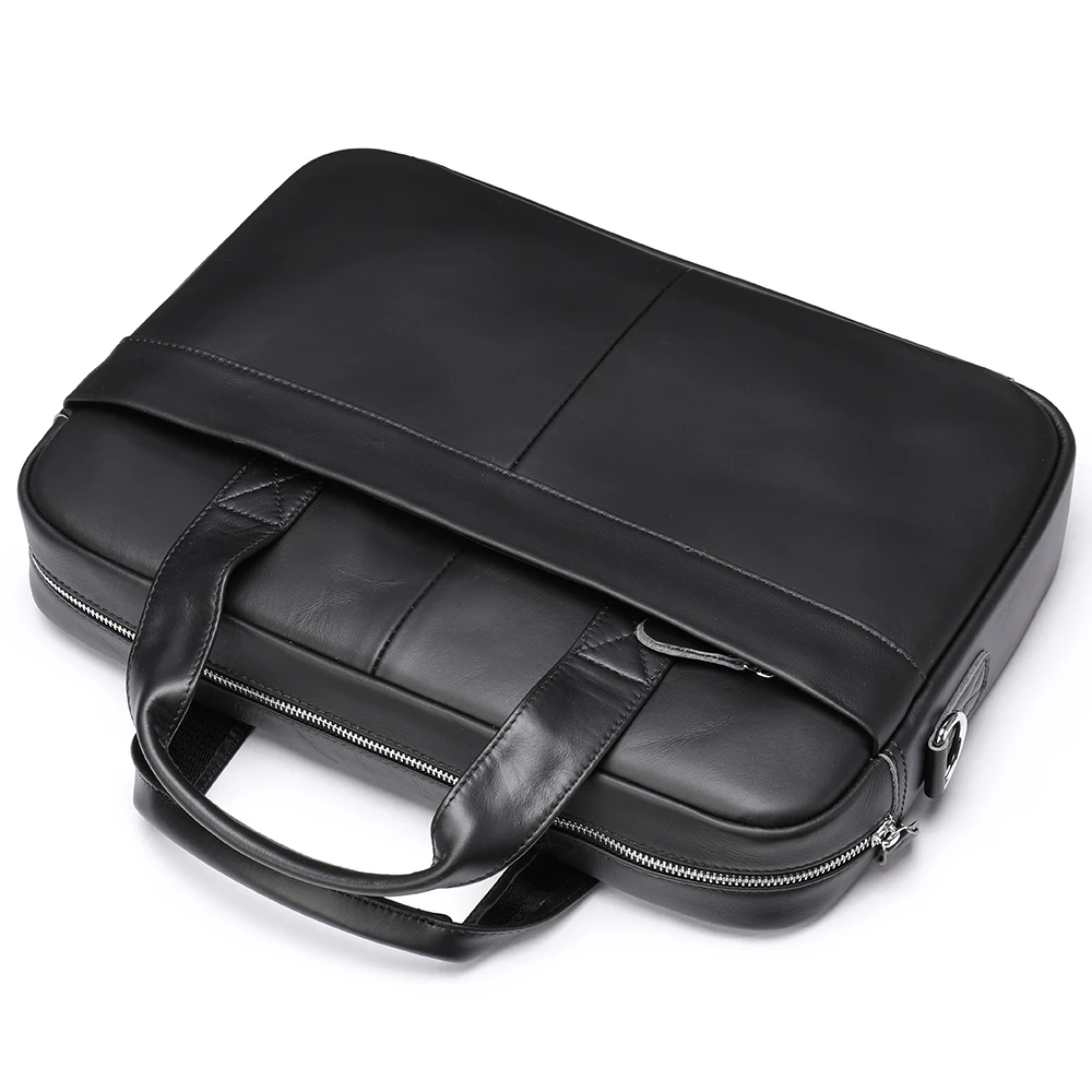 MVA Briefcase Men's Genuine Leather Bag Men's Office Bags For Men Messenger Bag Laptop Business Men's Leather Handbags 15 inch