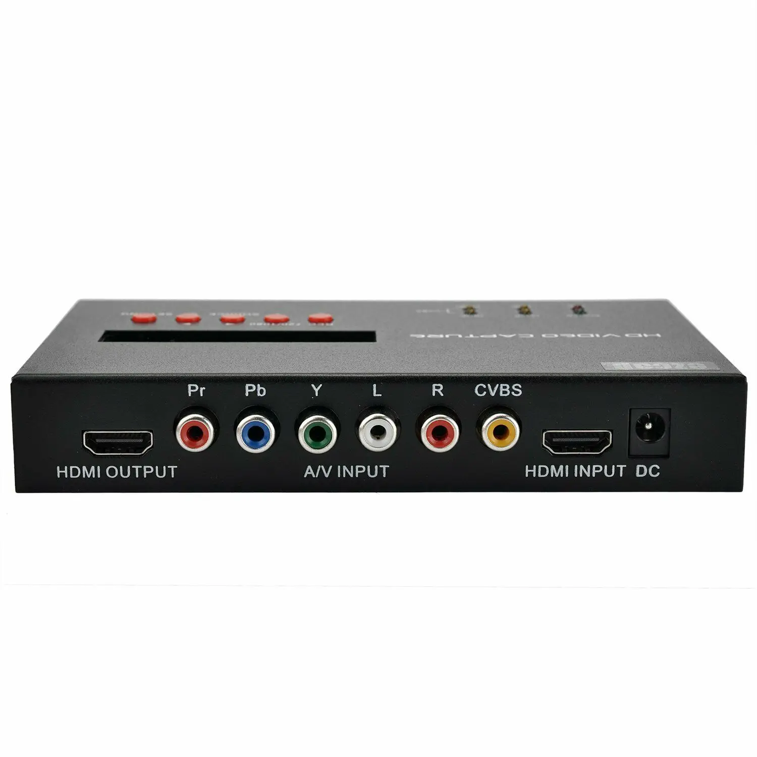 1080P HD Video Recorder Audio Video Capture Card With Display LCD Supports Scheduled Recording  EZCAP 283S