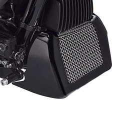 Oil Cooler Cover Deflects Road Debris with Style For Harley Touring Road King Street Glide FLHXS FLTRX FLHR 17-18 2017 2018