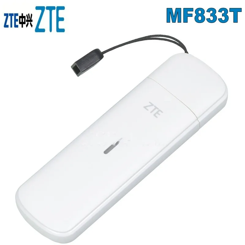 ZTE 150Mbps 4G LTE USB Modem MF833T Cat4 Qualcomm Chip 4G LTE Cat4 Tidak Terkunci Stik USB