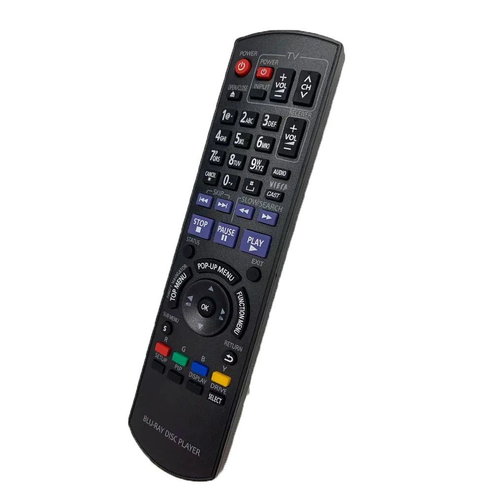 New Remote Control N2QAYB000508 for Panasonic EUR7658Y90 DMP-B500 BD30 BD35 BD45 BD50 BD60 Blu-ray DVD DISC Player Fernbedienung