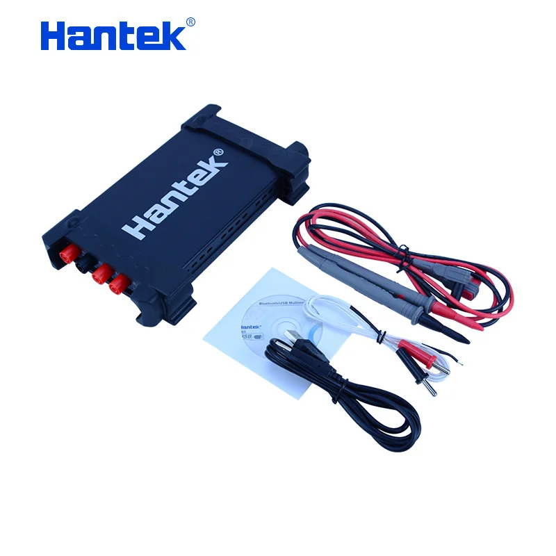 Hantek 365D PC Bluetooth USB Data Logger Record True RMS tensione corrente Ohm Cap. Curve build con Li-battery