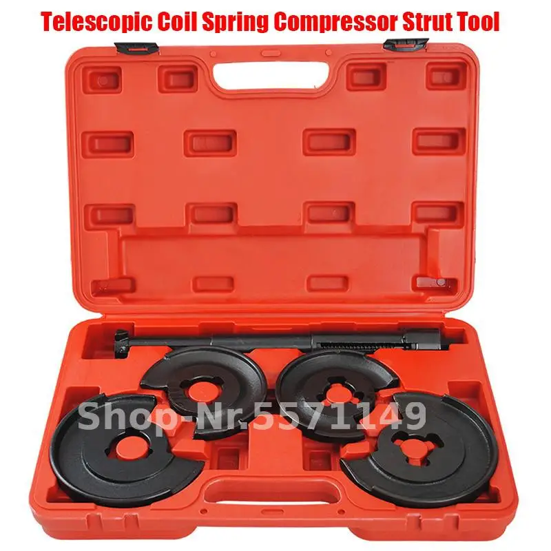 Telescopic Coil Spring Compressor Strut Tool For Mercedes Benz 5 Piece W124 W126