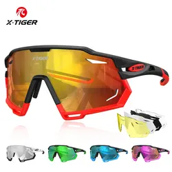 X-TIGER Polarized Cycling Glasses Sports Men's Cycling Sunglasses Mountain Bike Bicycle Glasses Road Protection Cycling Eyewear