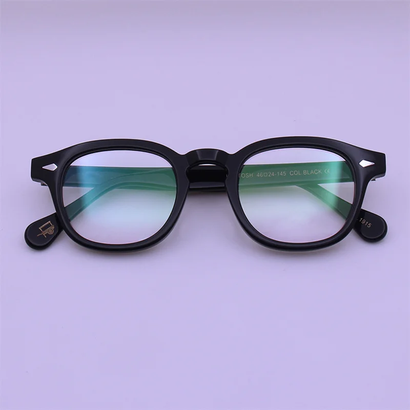 Top Quality Acetate Frame Blue Light Johnny Depp Lemtosh Eyewear Frame Myopia Vintage Brand Design Eyeglasses Oculos De Grau