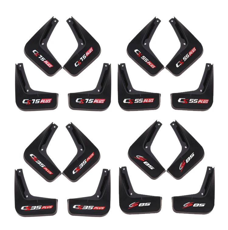 

4pcs/set Auto Car fender mudflaps fender mud guard Mudflap for Changan cs55 cs75 cs85 cs35 plus chang an car