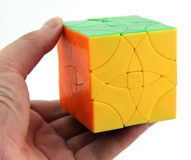 MF8 Curvy Copter III V3 magische kubuspuzzel - zwart stickerloos 60 mm professioneel uitdagingsverzamelspel Ideaal cadeauspeelgoed voor kinderen