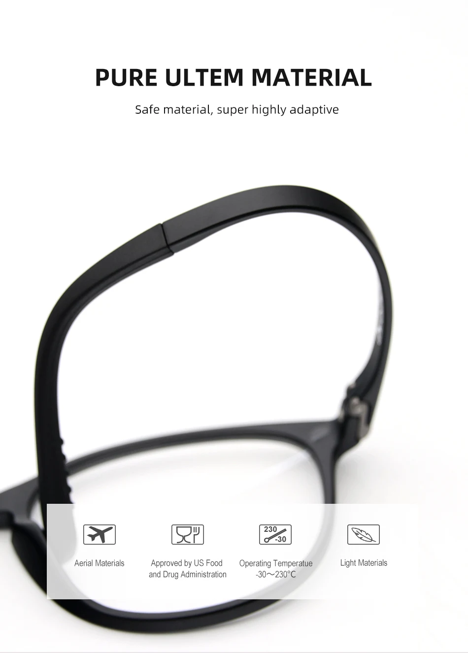 RS008 Ultraleichte Sonnenbrille Für Unisex Frauen Brillen Rahmen Mit Polarisierten Magnet Clip Auf Sonnenbrille Weibliche Uv400 Oculos De – Detail 4