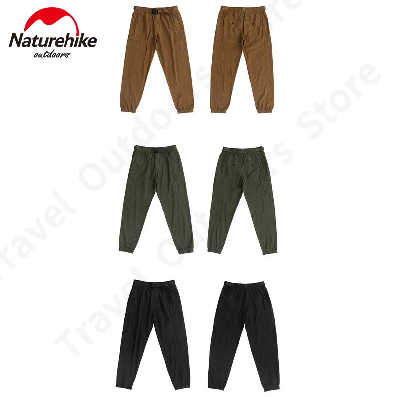 Naturehike Outdoor Man/Woman Fashion Simple Long Trousers Waterproof Solid Color Functional Pants Multi Pocket Wear Resistance