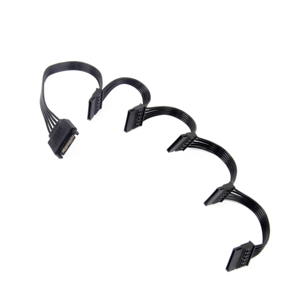 Computer 4pin Ide Naar Sata 1 Te 5 Multi-Interface Harde Schijf Voeding Lijn