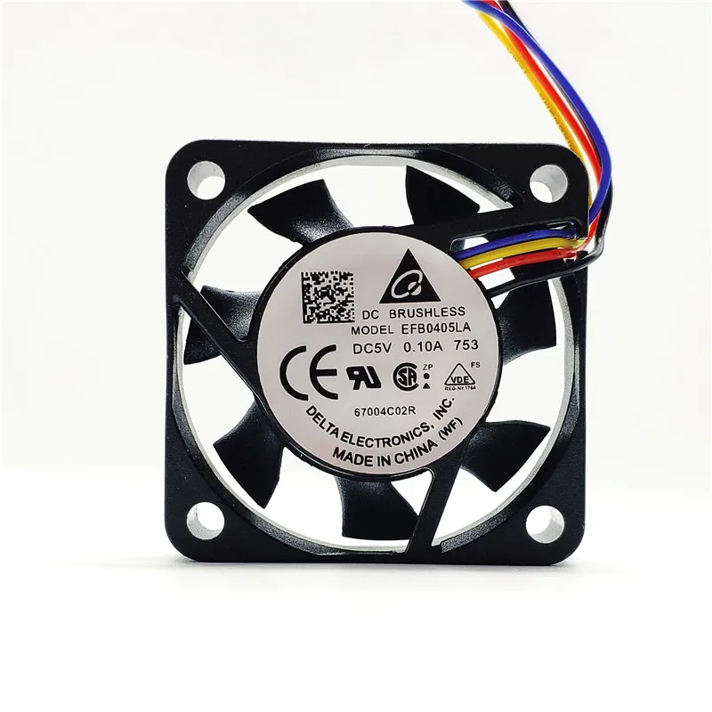 New original EFB0405LA 4010 5V 0.10A 4CM fan mute USB set-top box cooling fan