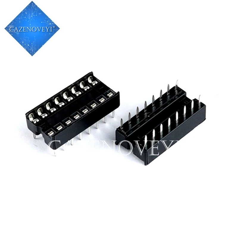 10PCS Sockets DIP6 DIP8 DIP14 DIP16 DIP18 DIP20 DIP28 DIP32 DIP40 pins Connector DIP Socket 6 8 14 16 18 20 24 28 32 40 pin