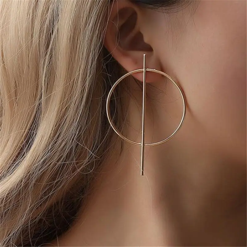 2020 Fashion Statement Earrings Big Geometric Round Earrings For Women Pendant Earrings Drop Earing Modern Women Jewelry Gifts