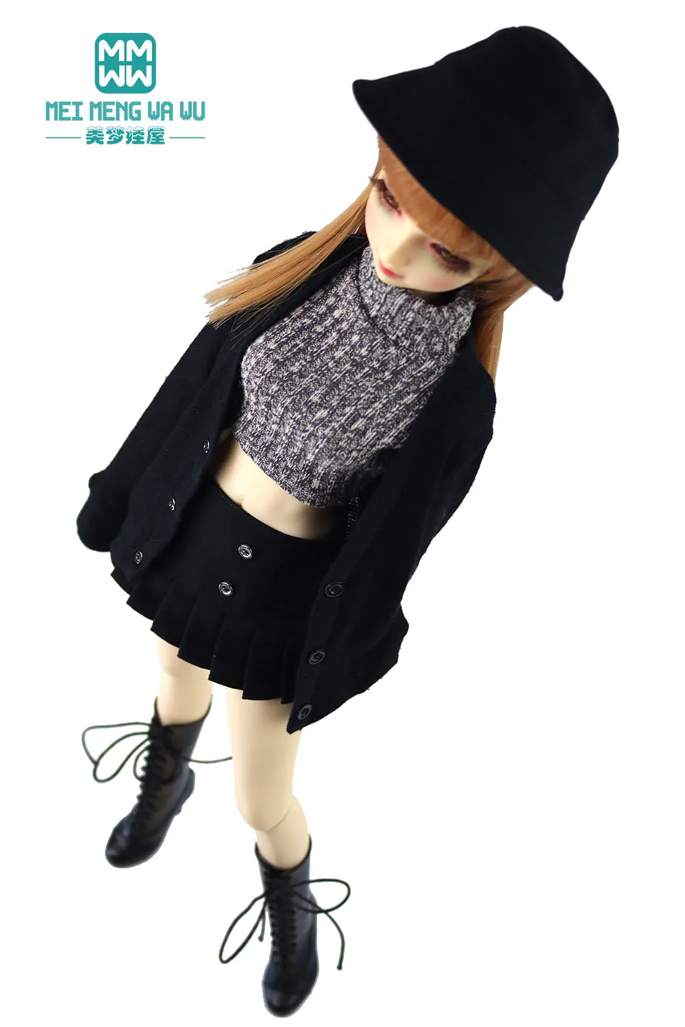 BJD accessories Doll clothes Fashion wool cardigan, miniskirt, denim shorts for 58--60CM 1/3 SD ASDolls toys Ball Jointed Doll