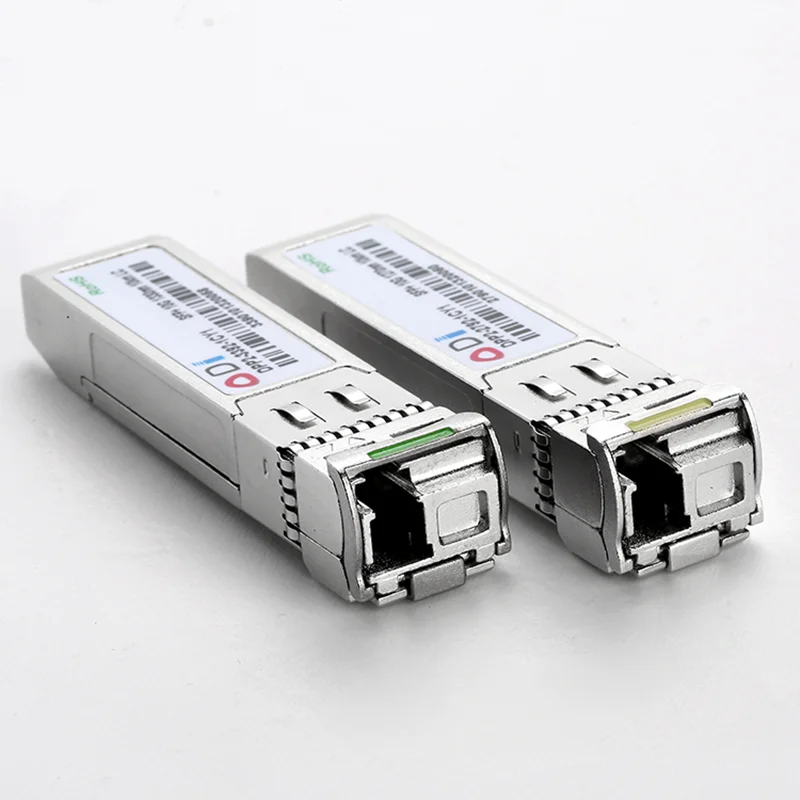 Transceptor SFP 10G LC 40KM 1270nm/1330nm, módulo óptico SFP de fibra única de grado Industrial, 40-85 Celsius