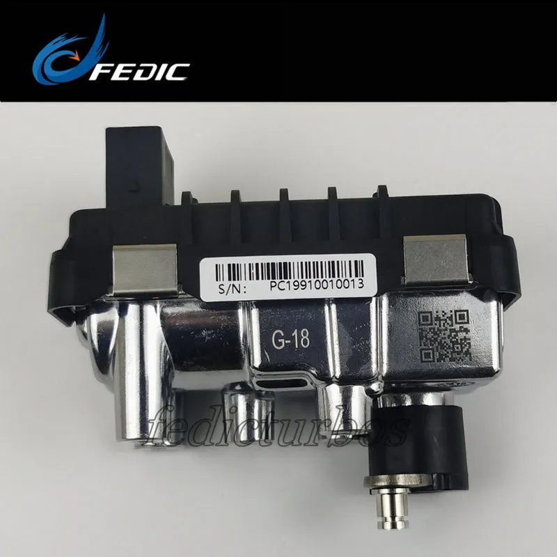 Turbo electronic actuator G-18 752406 for Jaguar XJ XF 2.7 AJ V6 Euro 3 Lion 207 HP 2005 Turbo 752341 6NW 009 206