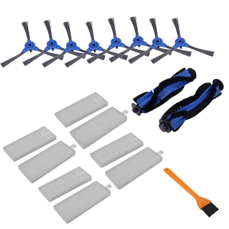 Accessories Kit Compatible With Eufy Robovac 11S, Robovac 30, Robovac 30C, Robovac 15C, Accessory Robotic Vacuum 8X Cleaner Filt