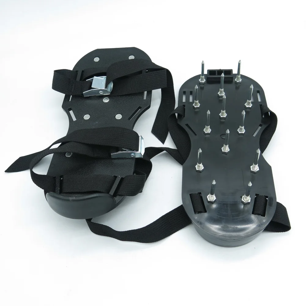 lawn aerator spiked shoes metal fastener sandals aerating spikes for lawn spike shoes