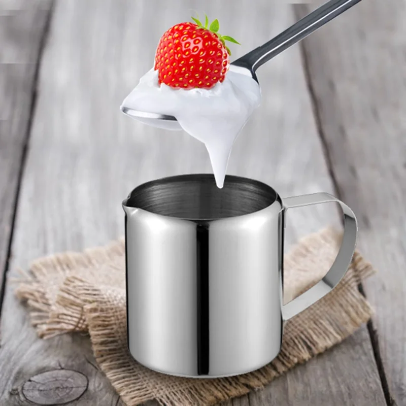 60ml/90ml/150ml/240ml Stainless Steel Milk Frothing Pitcher Espresso Coffee Milk Cream Frother Cup