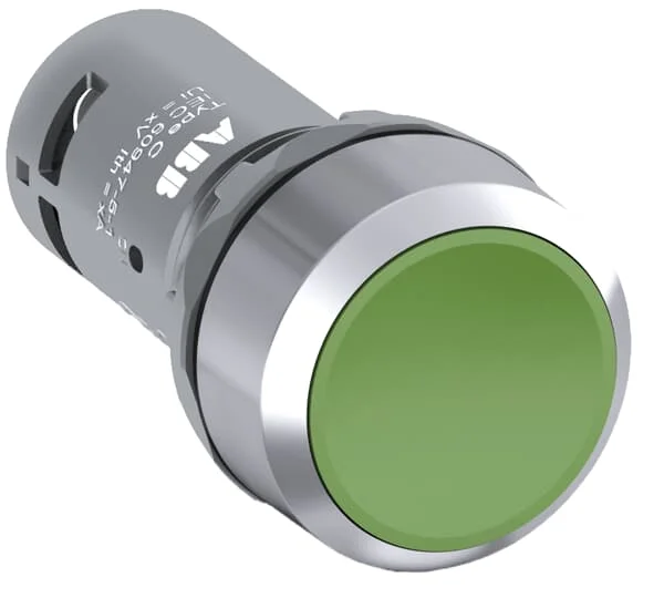 

CP2-30G-11 10010928 1SFA619101R3072 Compact Pushbutton - Maintained - Flush - Green - Non-illuminated - Chrome plastic - 1NO+1NC