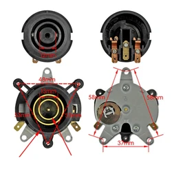 K1ad耐久性のあるサーモスタット温度制御スイッチ電気ケトル部品サーモスタットスイッチケトルベース交換部品