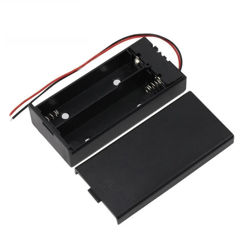 18650 Battery Storage Case 3.7V For 2x18650 Batteries Holder Box Container With 2 Slots ON/OFF Switch