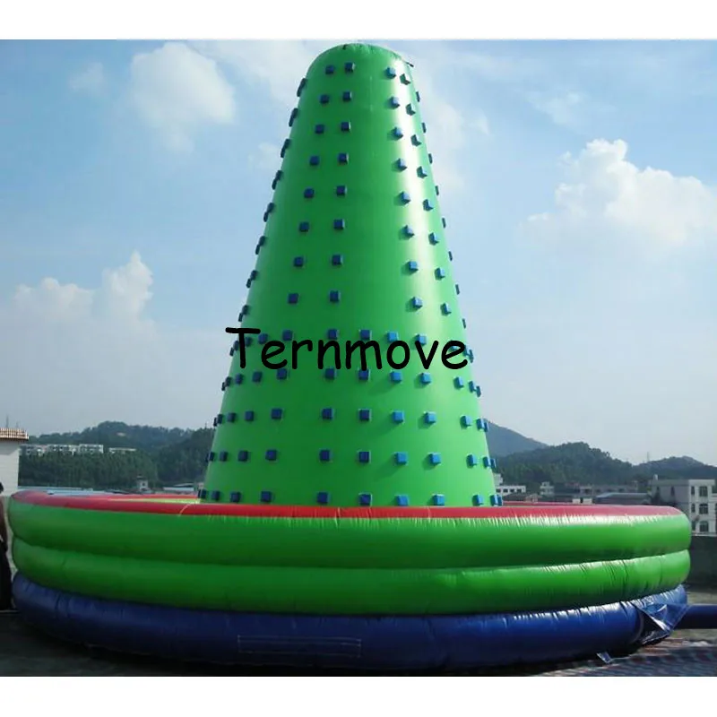 Super inflatable climbing wall / custom inflatable sport climbing with free blower PVC Inflatable Climb Wall